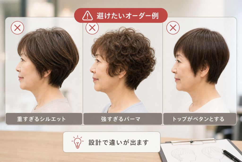 60代がやってはいけない髪型と、プロが現場で止める「危険なオーダー」