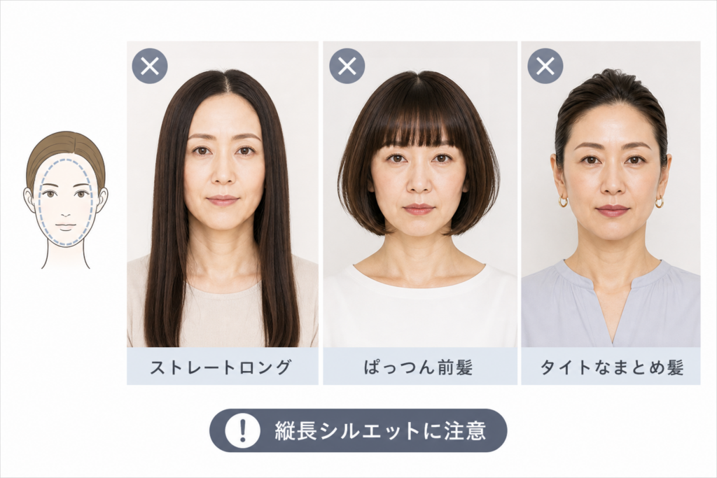 面長の人が似合わない髪型とは?よくある失敗パターンと回避ガイド