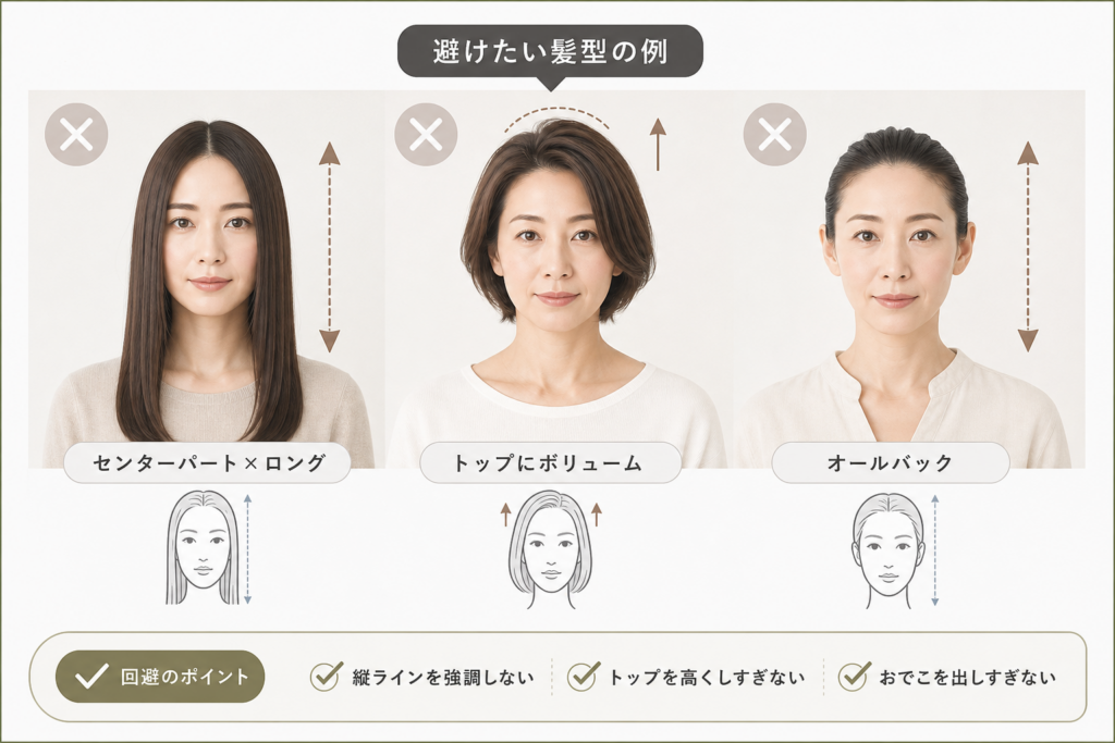 面長の人が似合わない髪型とは?よくある失敗パターンと回避ガイド