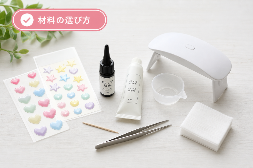 100均で揃うボンボンドロップシール材料の選び方