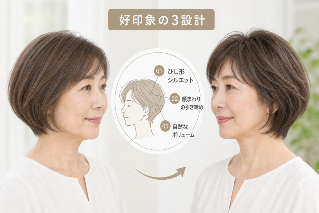 60代・70代に似合うショートボブ・ボブ｜『おばさんボブ』にならないための設計