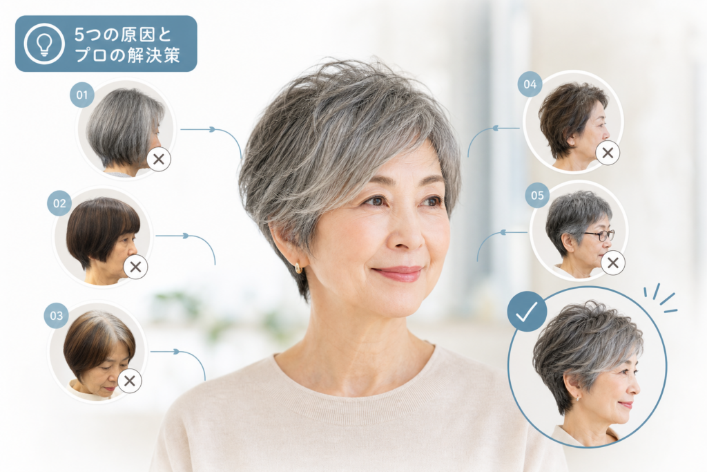 70代ショートで失敗する5つの原因とプロの解決策