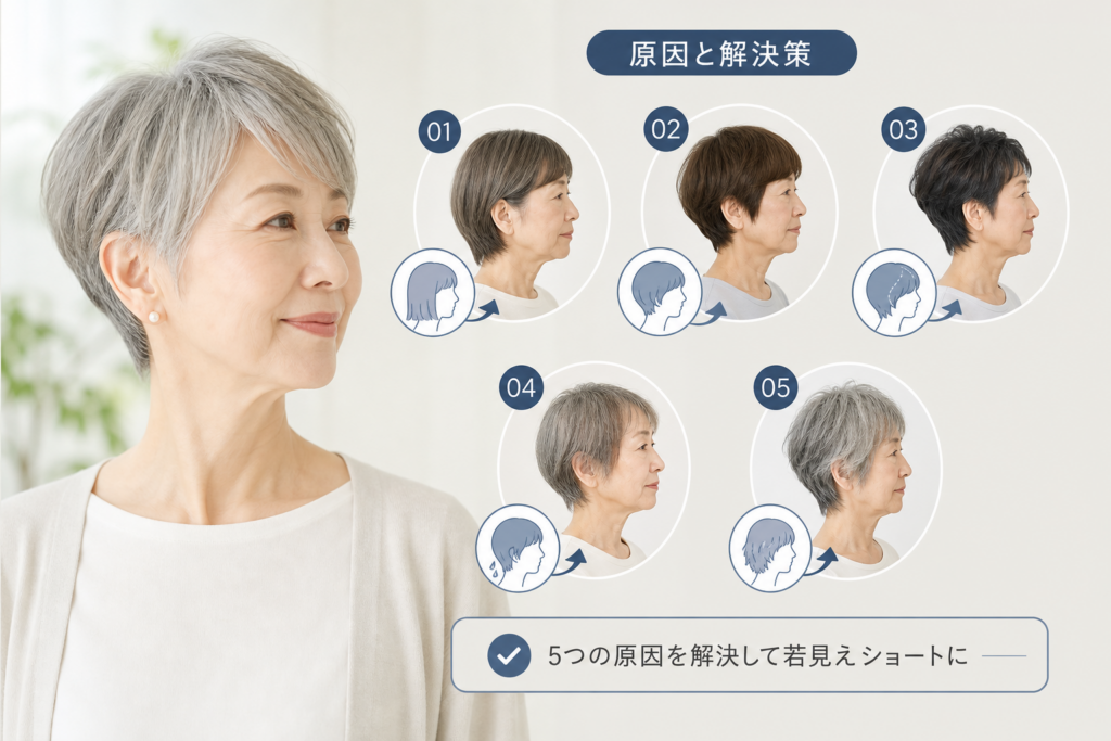 70代ショートで失敗する5つの原因とプロの解決策