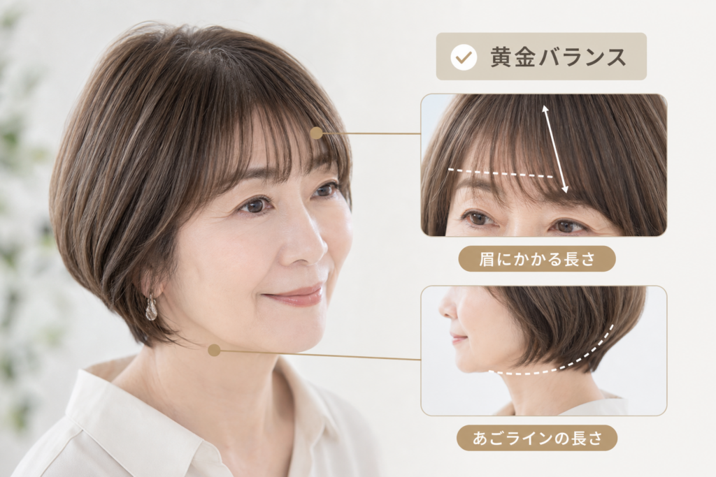 70代ボブカットで若見えする｜前髪ありの黄金ルールと長さの正解