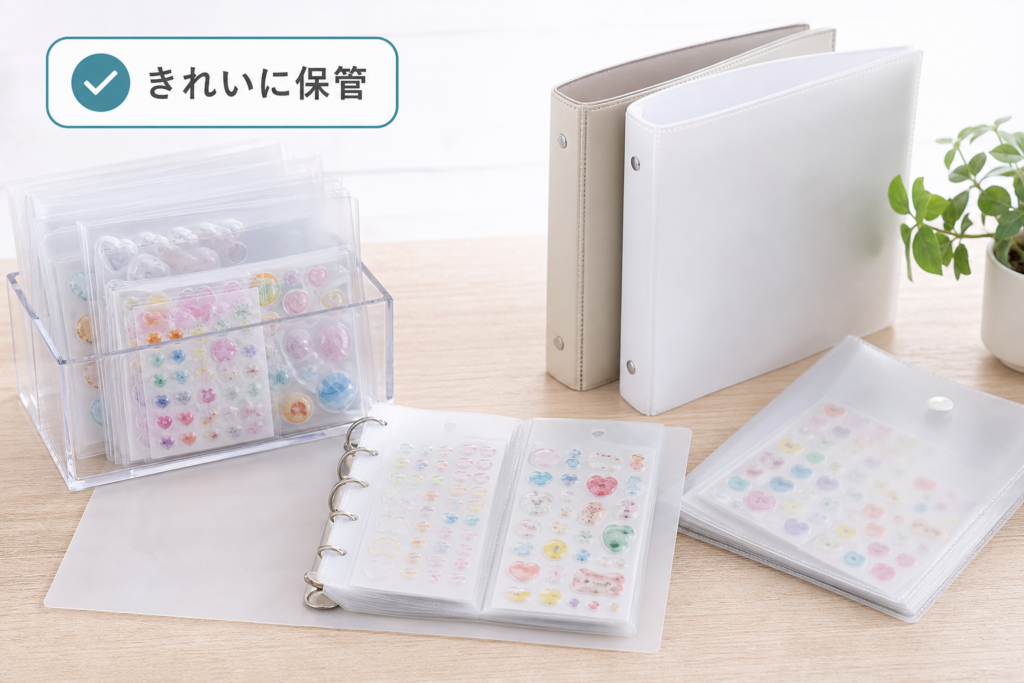 そのまま収納すると後悔する?ボンボンドロップシールの収納方法と保管テク