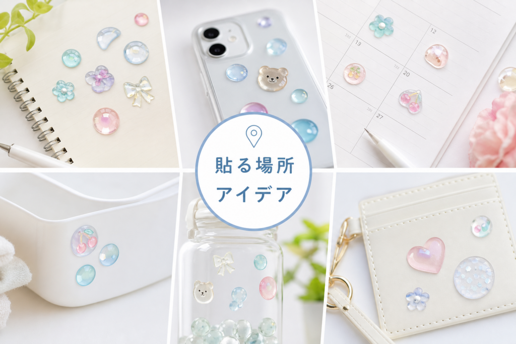 どこに貼るのが正解?場所別で楽しむボンボンドロップシールの使い方アイデア集