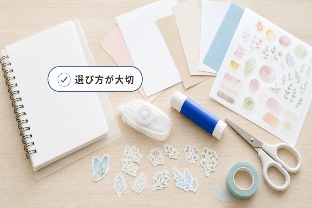 シール帳作りに必要な材料と失敗しない選び方ガイド