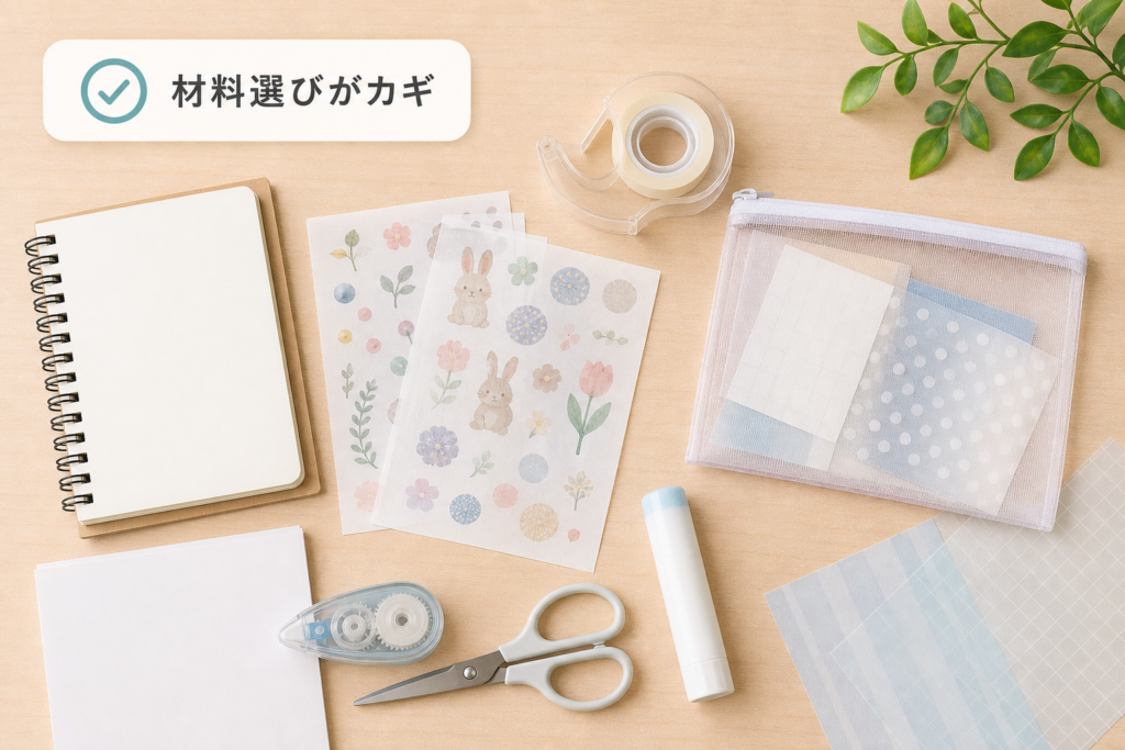 シール帳作りに必要な材料と失敗しない選び方ガイド