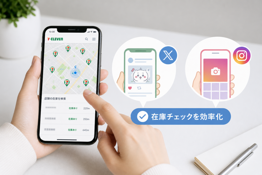 セブン在庫検索とSNS活用で効率的に探す