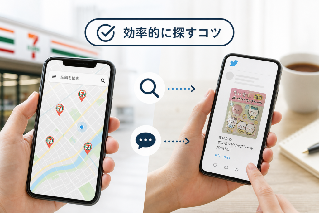 セブン在庫検索とSNS活用で効率的に探す