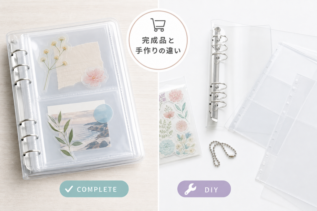 ダイソーに透明シール帳はある?完成品と手作りの現状を解説
