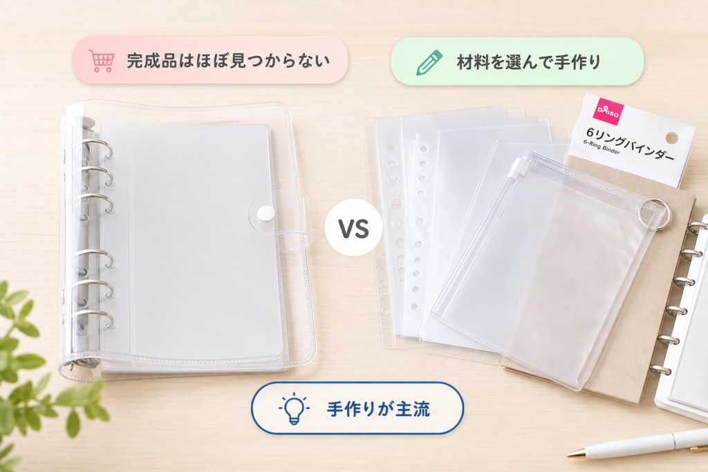 ダイソーに透明シール帳はある?完成品と手作りの現状を解説