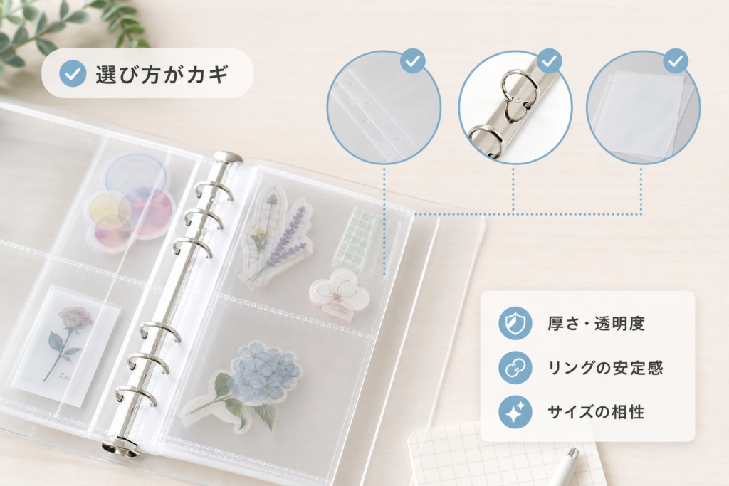 失敗しない透明シール帳の作り方と素材選びのコツ