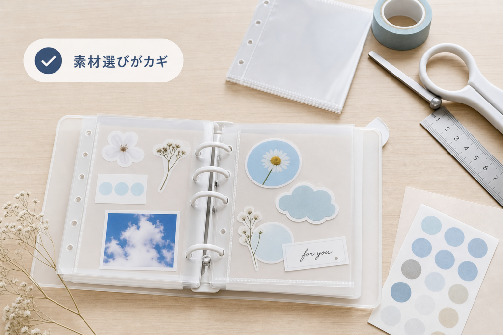 失敗しない透明シール帳の作り方と素材選びのコツ