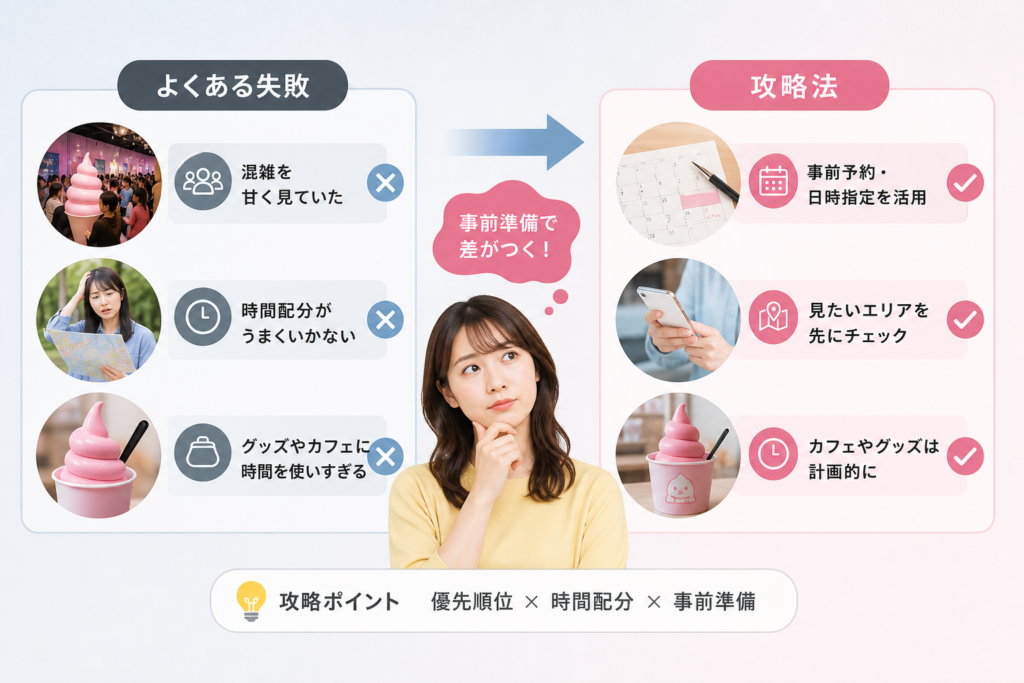 失敗談から学ぶ「うんこミュージアムの所要時間失敗あるある」と攻略法