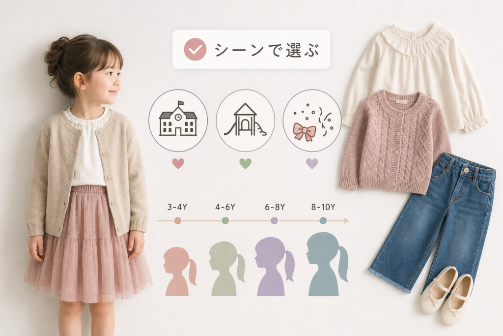 女の子向けZARAキッズの選び方|シーン別・年齢別で浮かないコツ