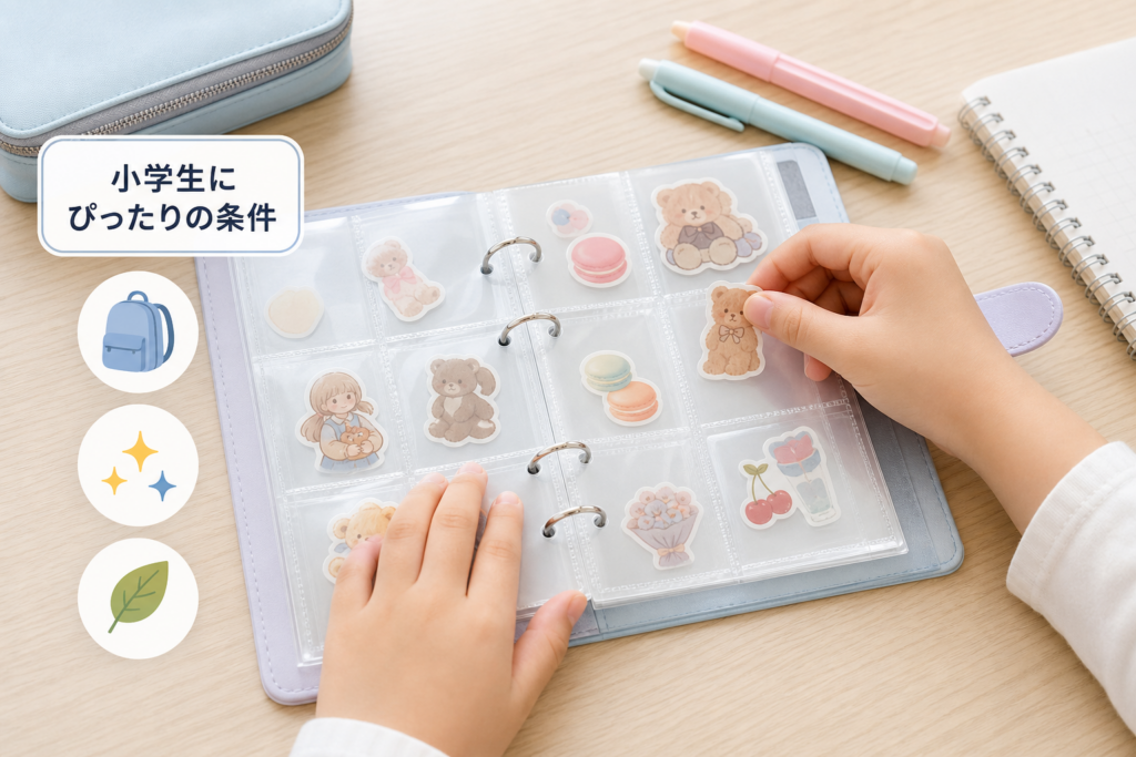 小学生が浮かない選び方|子どもにぴったりなシール帳の条件