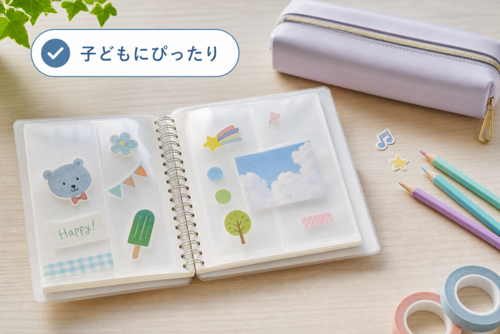 小学生が浮かない選び方|子どもにぴったりなシール帳の条件
