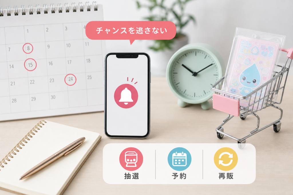 抽選・予約・再販で確実にゲットする方法