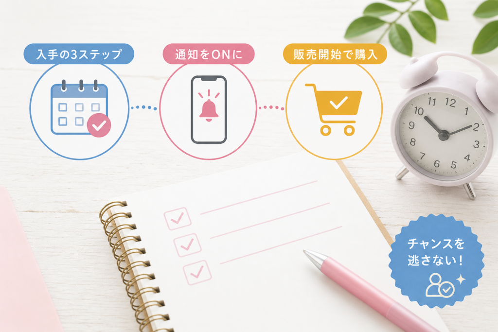 抽選・予約・再販で確実にゲットする方法