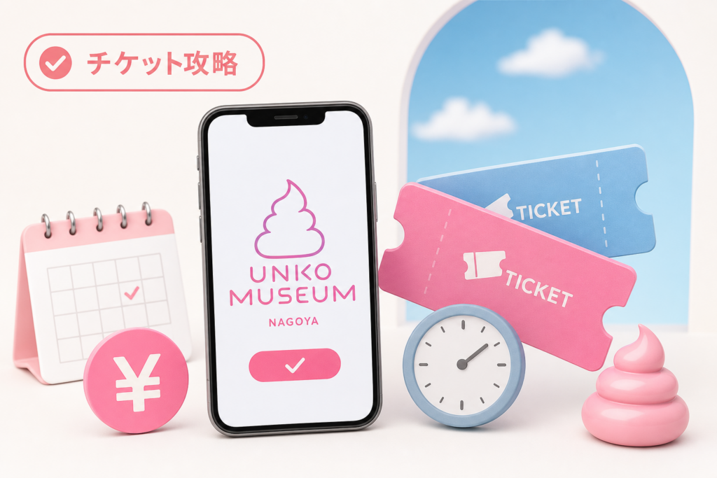 料金も予約もスッキリ解決!うんこミュージアム名古屋のチケット完全ガイドで損を回避