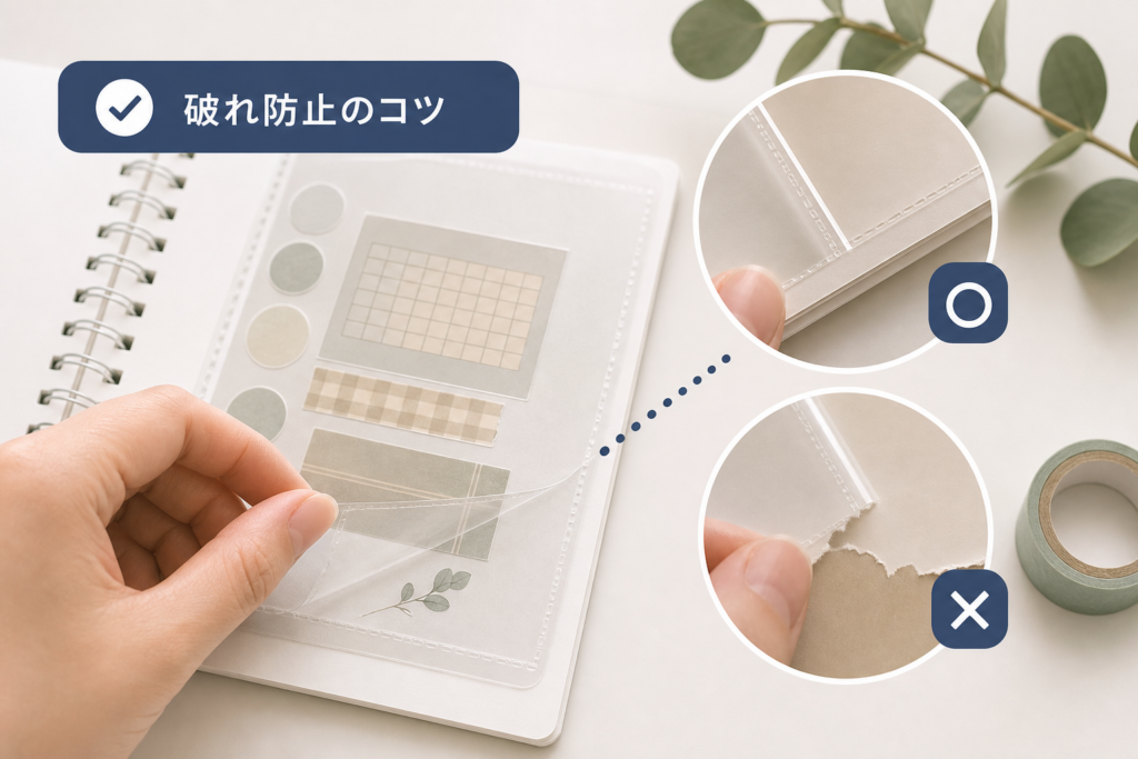 素材別ガイド 台紙とポケットの相性と破れ防止のポイント