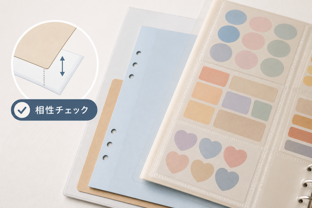 素材別ガイド 台紙とポケットの相性と破れ防止のポイント