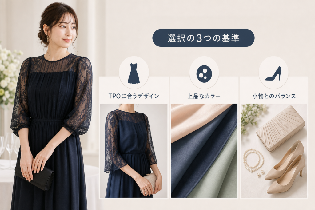 結婚式・二次会・同窓会で失敗しないドレスとワンピースの選択基準