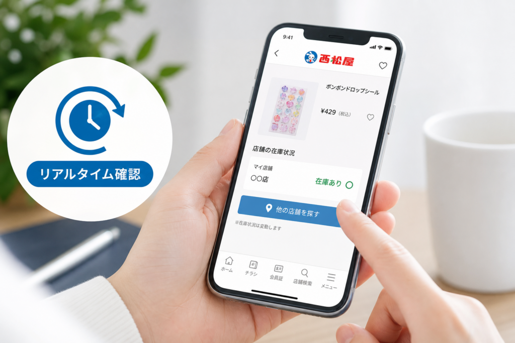 西松屋でボンボンドロップシール在庫をリアルタイムで確認する方法