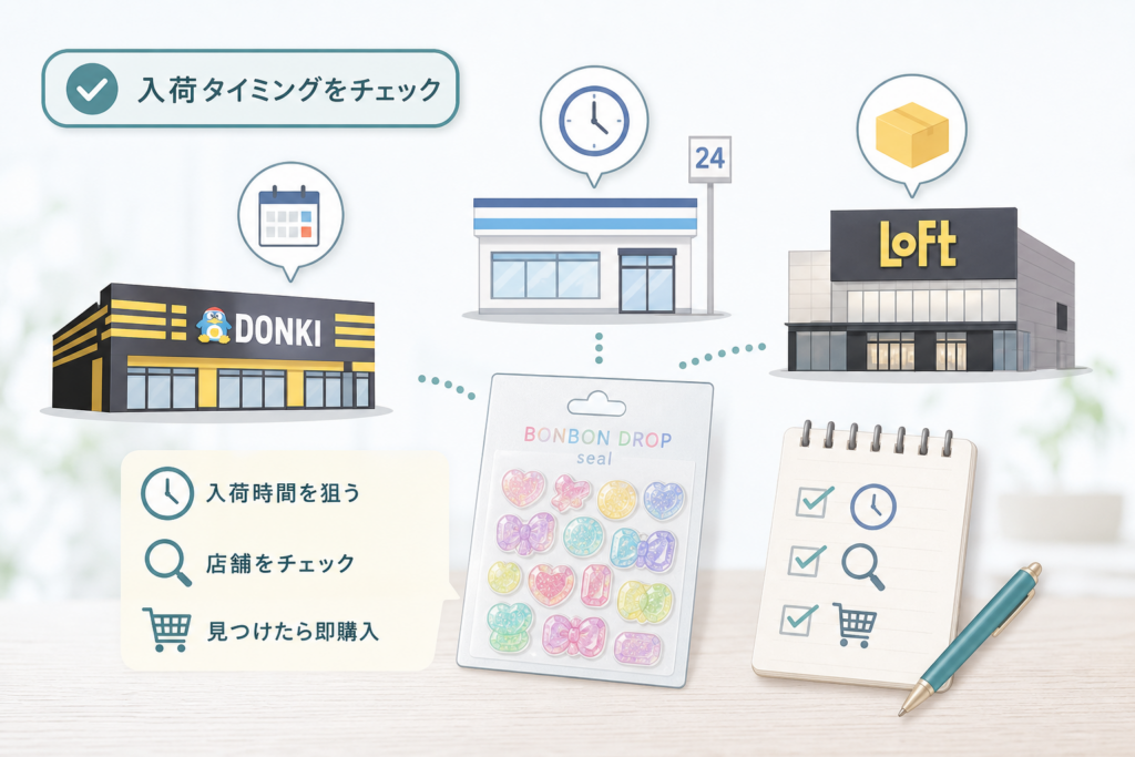 販売店の入荷情報と購入のコツ：ドンキ・コンビニ・ロフト攻略法
