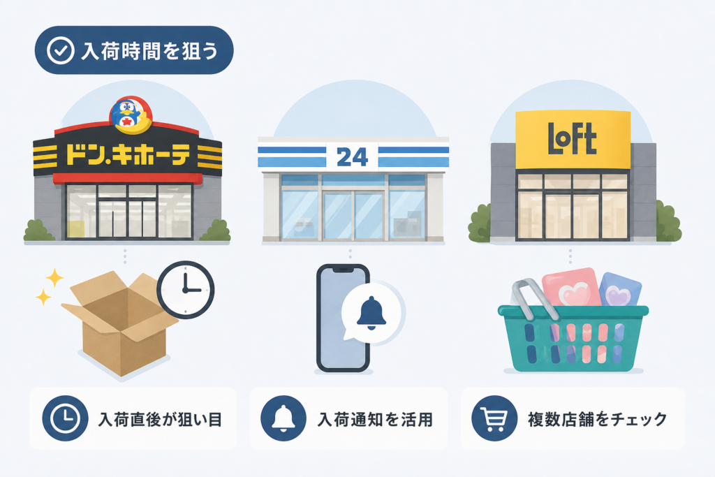 販売店の入荷情報と購入のコツ：ドンキ・コンビニ・ロフト攻略法