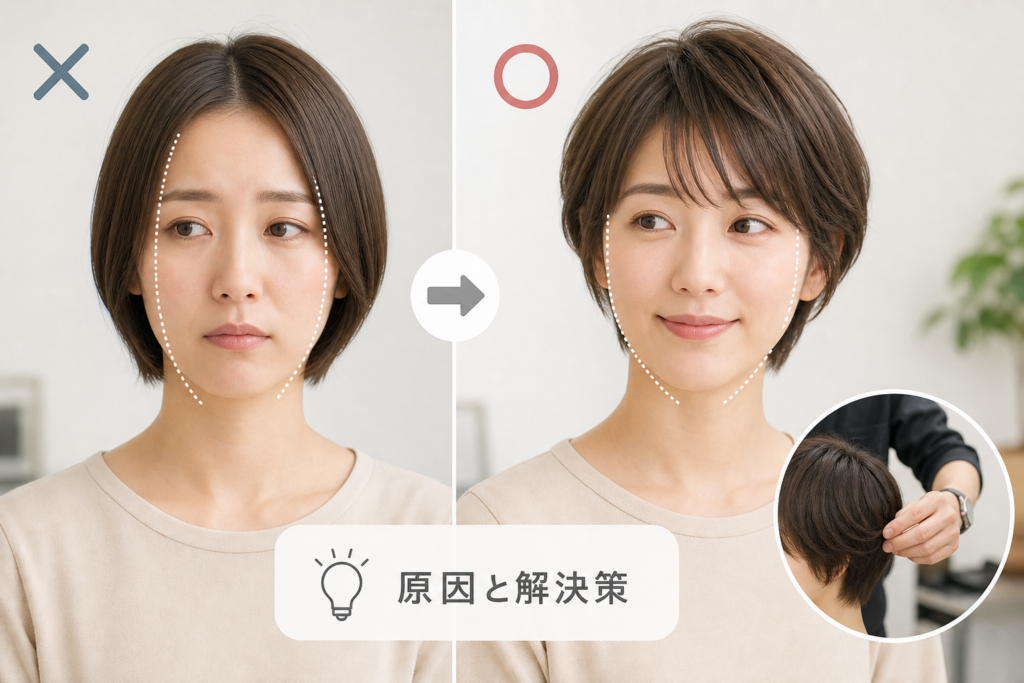 面長でショートが失敗する原因とプロの救済リカバリーテク