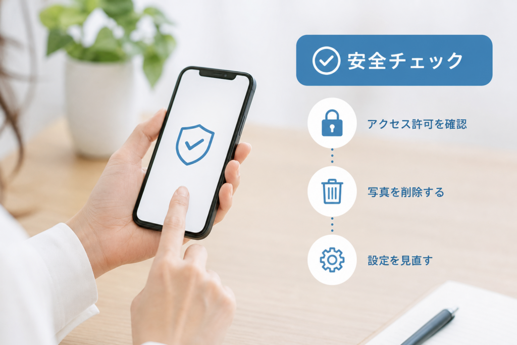 顔写真をアップロード後の対処法|今すぐできる安全チェック