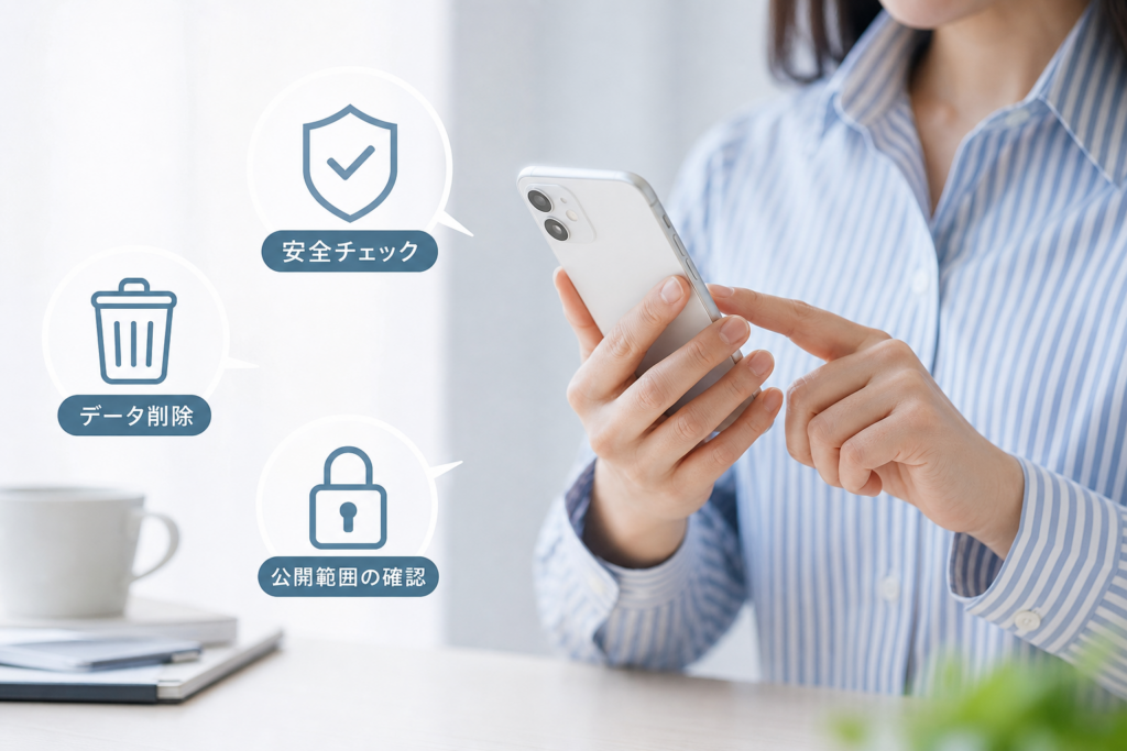 顔写真をアップロード後の対処法|今すぐできる安全チェック