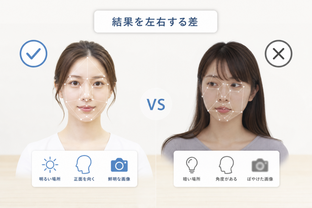 顔面偏差値診断で当たる人と当たらない人を分ける違い