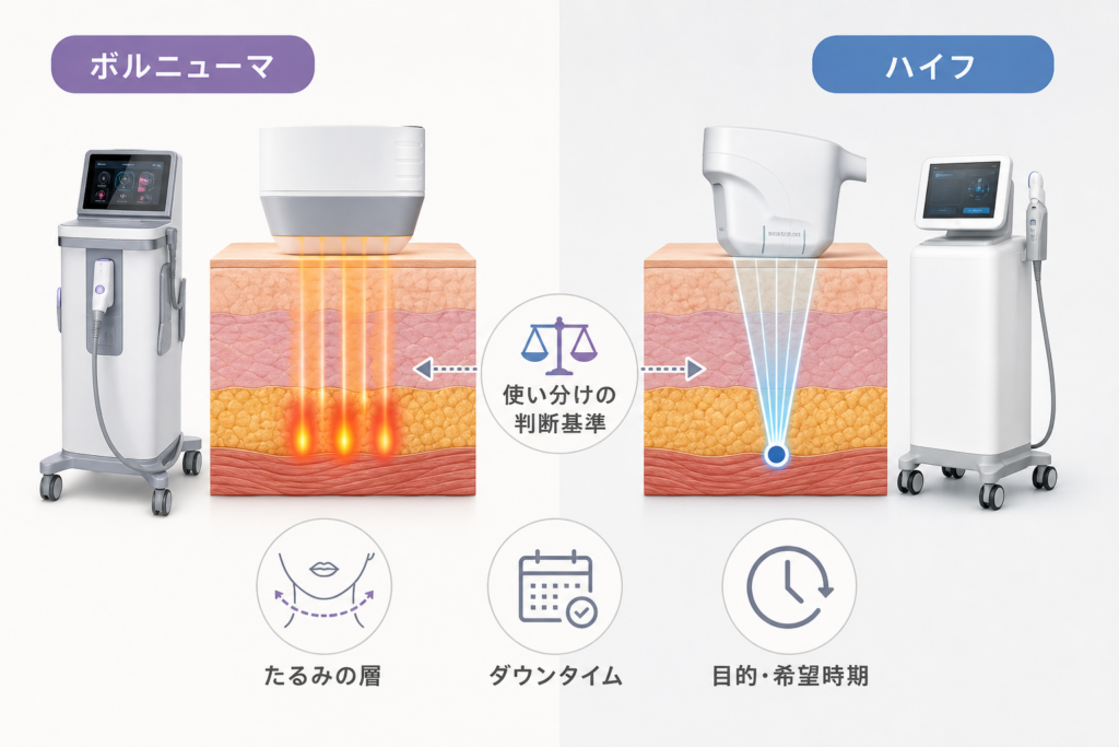 ボルニューマとハイフの違いと使い分けの判断基準