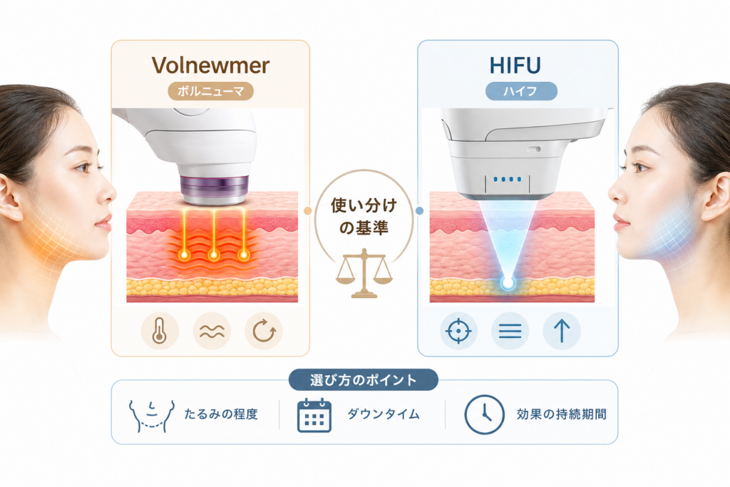 ボルニューマとハイフの違いと使い分けの判断基準