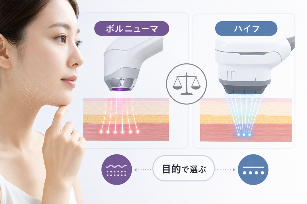 ボルニューマとハイフの違いと使い分けの判断基準