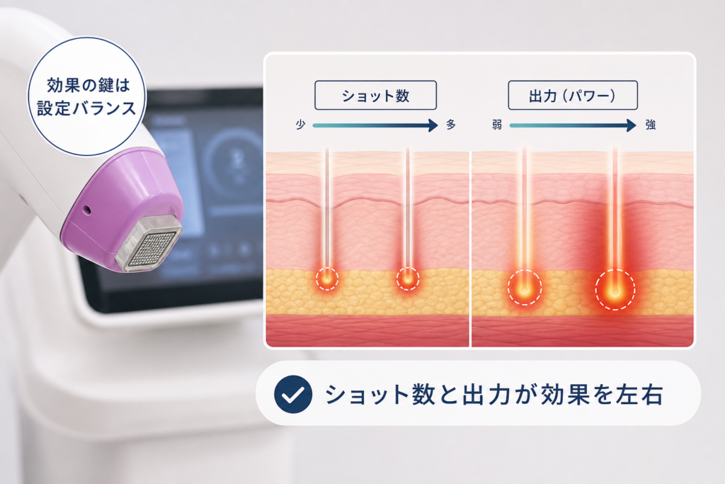 ボルニューマは効果ないという口コミに隠されたショット数と出力の盲点