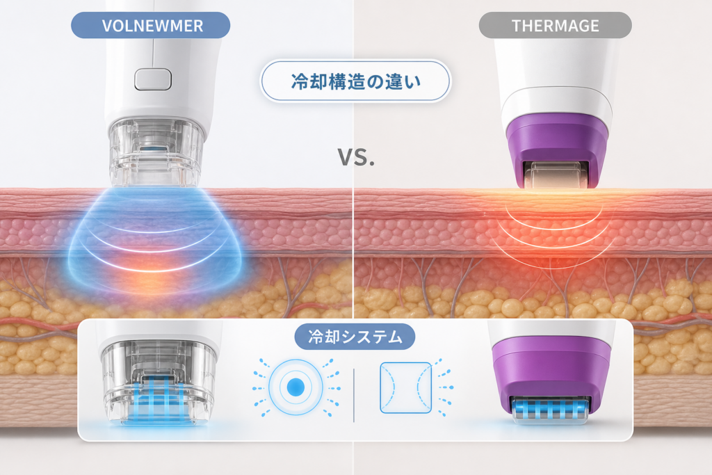 同じ6.78MHzなのに痛みが激変する物理的理由と冷却システムの構造