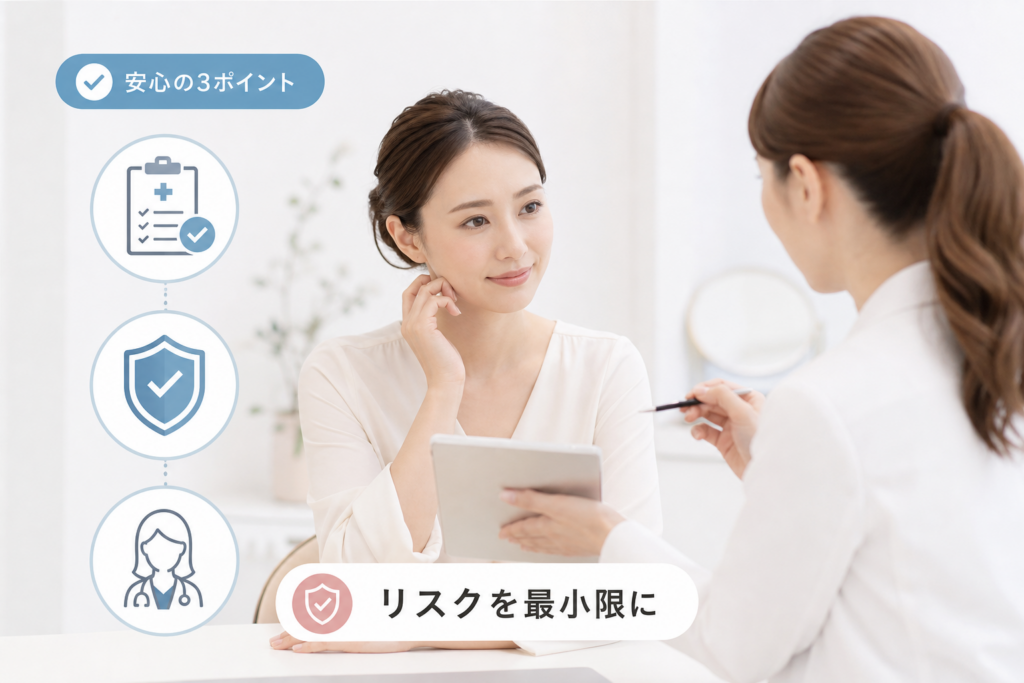 施術後に後悔しないための注意点とリスク対策