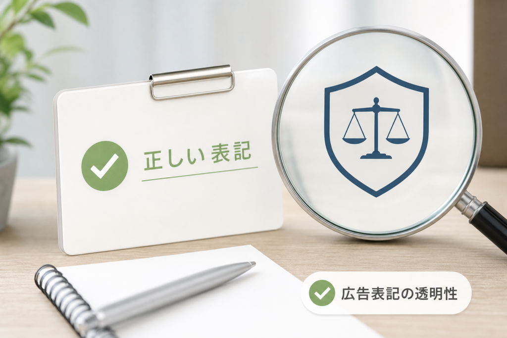 4. 景品表示法・ステマ規制に対する広告表記ポリシー