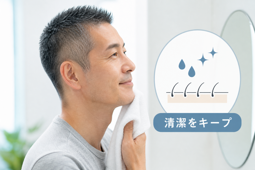 50代男性がベリーショート(短髪)を選ぶべき3つの理由【衛生面のメリット】