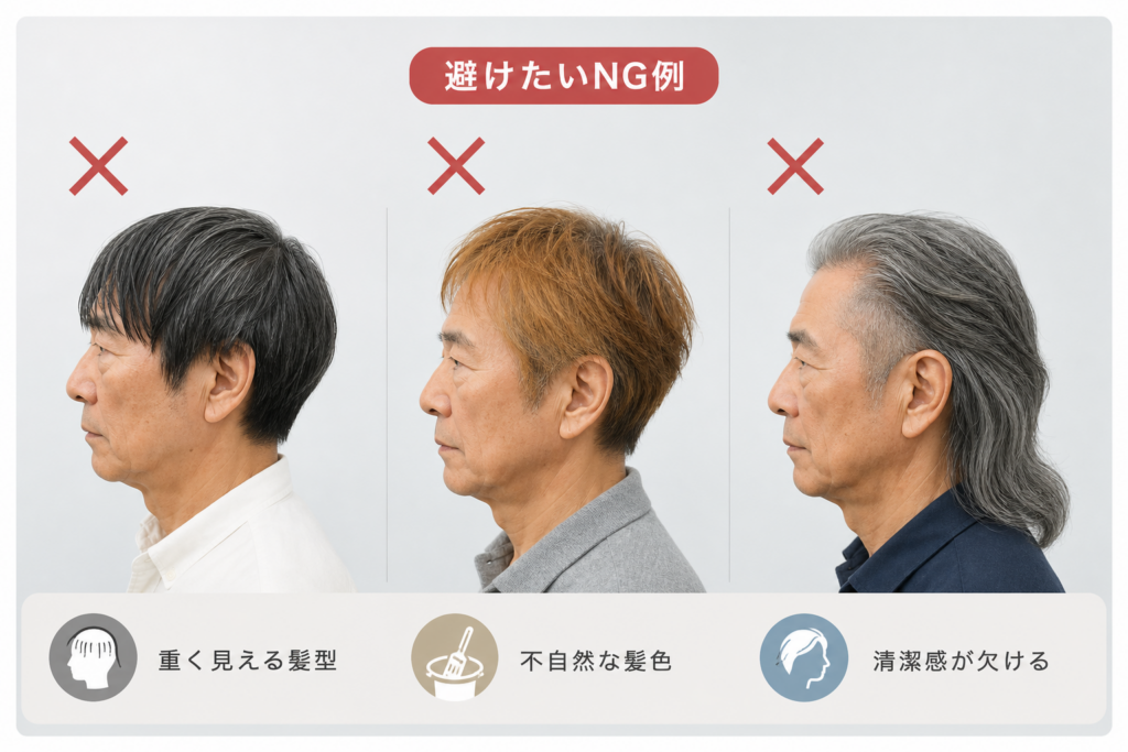 60代から70代でやってはいけないNG髪型とカラーの罠