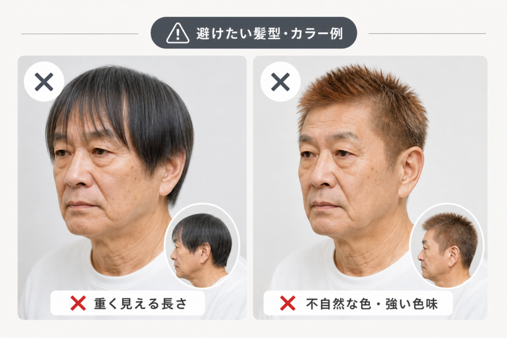 60代から70代でやってはいけないNG髪型とカラーの罠