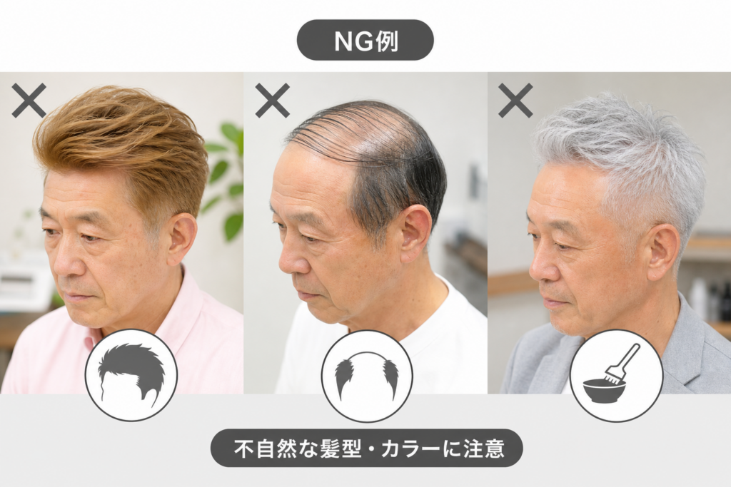 60代から70代でやってはいけないNG髪型とカラーの罠