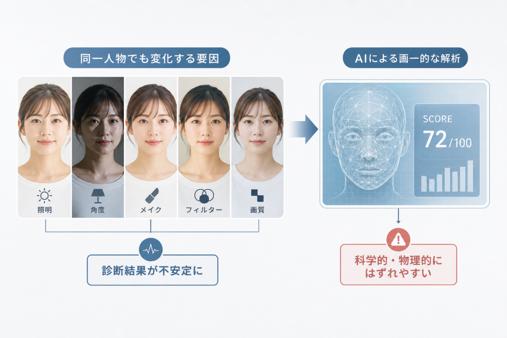 AI顔面偏差値診断がはずれる科学的・物理的理由【論文データ検証】