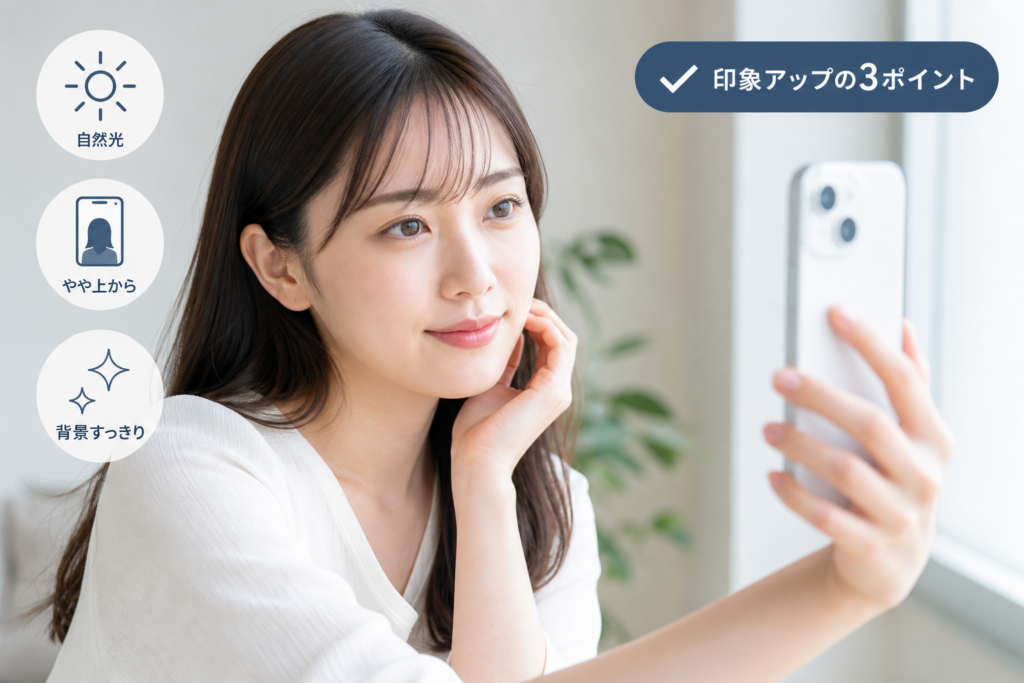 【撮影術】スマホ写真で顔面偏差値・見た目印象を上げるテクニック