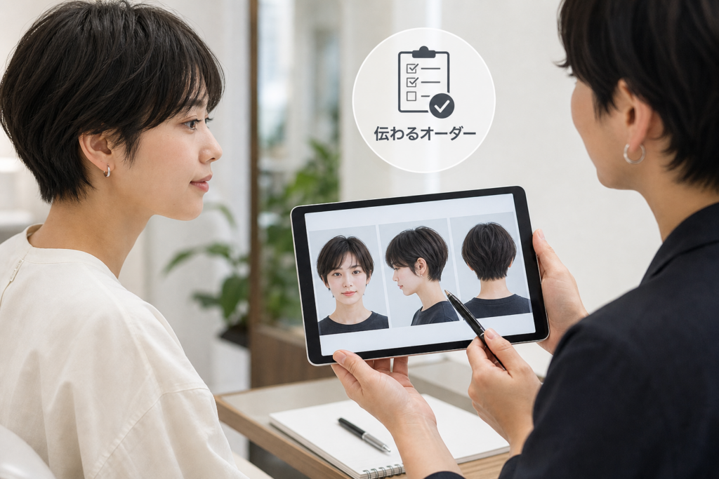 美容院でそのまま使える!失敗しないオーダー文テンプレと写真の見せ方