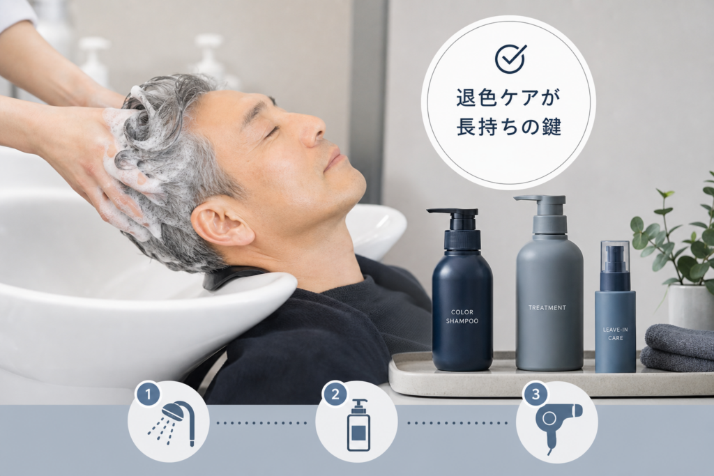 長持ちの鍵は退色ケア!アッシュグレーの色落ちを防ぐプロのメンテナンス術